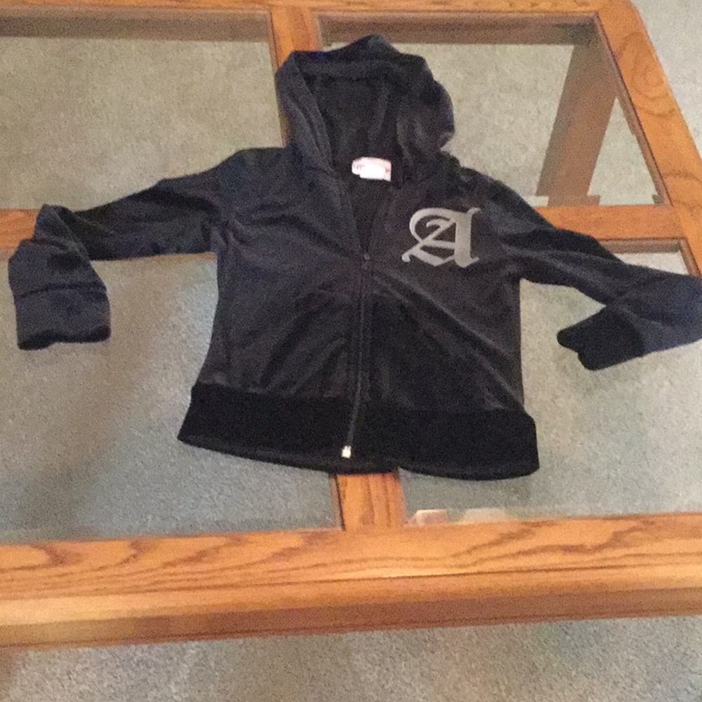 Little Lady Velour Hoodie Jacket